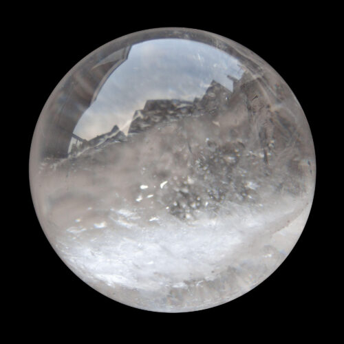 Clear Quartz Crystal Ball