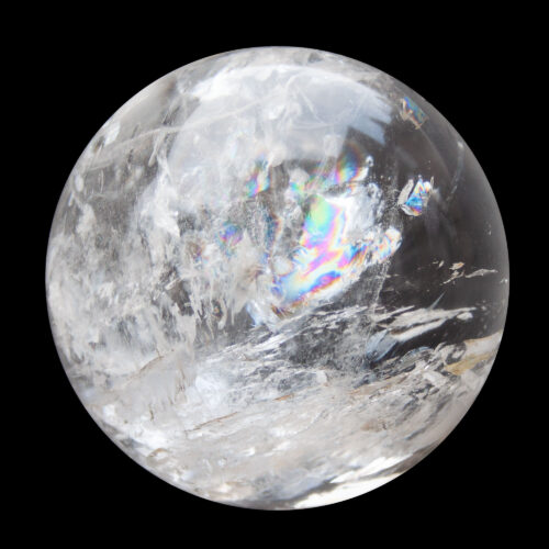 Rainbow Inclusions Crystal Ball