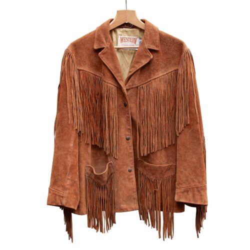 Vintage Fringed Leather Jacket