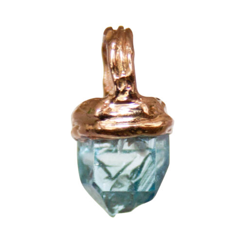 18K Gold Aqua Aura Nugget