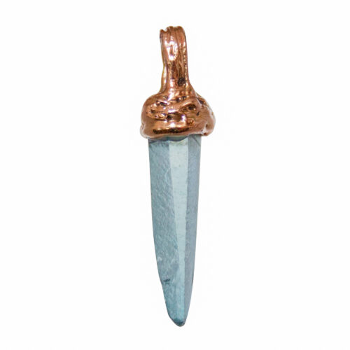 18K Gold Aqua Aura Shard