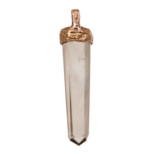18K Gold Citrine Pendant
