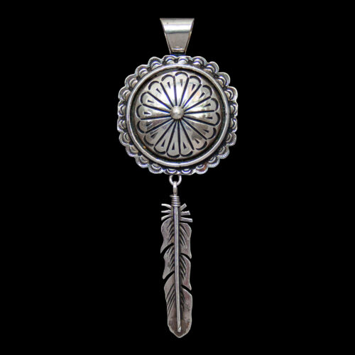 1940s Spirit Shield Pendant
