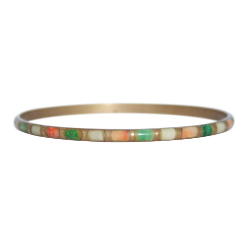 Brass Enamel Multicolour Bracelet