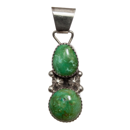 Double Green Turquoise Necklace