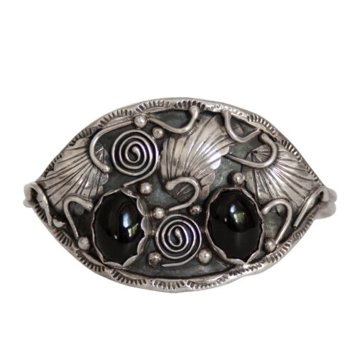 Jet Silver Navajo Bracelet