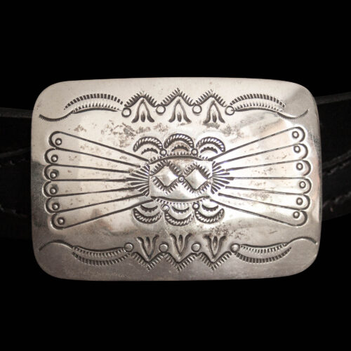 Prayer Fan Silver Buckle