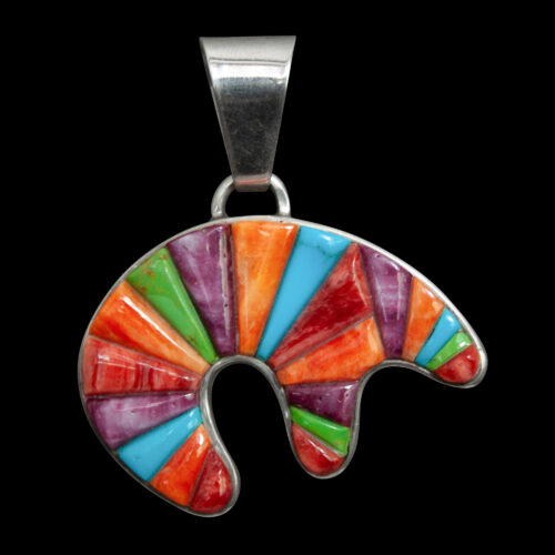 Reversible Zuni Bear Pendant