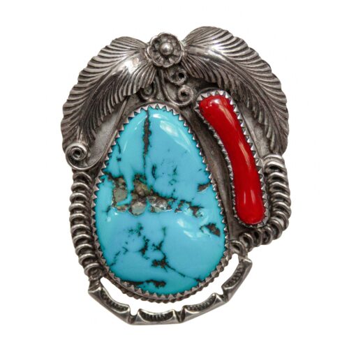 Turquoise Coral Chischilly Pendant