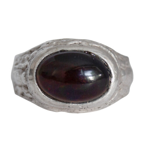 Flash Opal Silver Ring