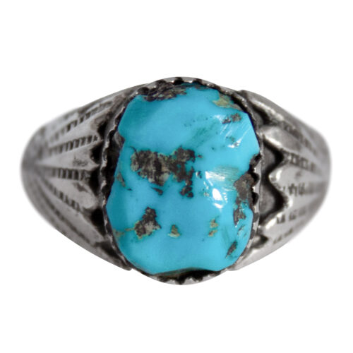 Robert Bernice Leekya Turquoise Ring