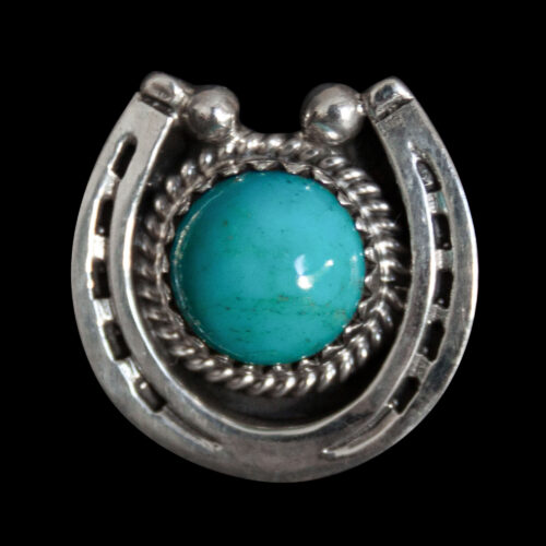 Turquoise Horseshoe Navajo Ring