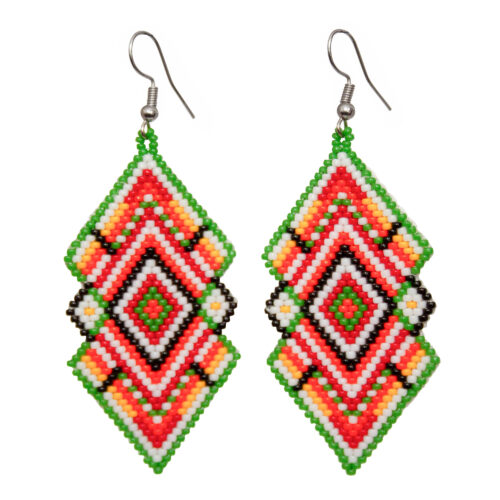 Double Diamond Zuni Earrings