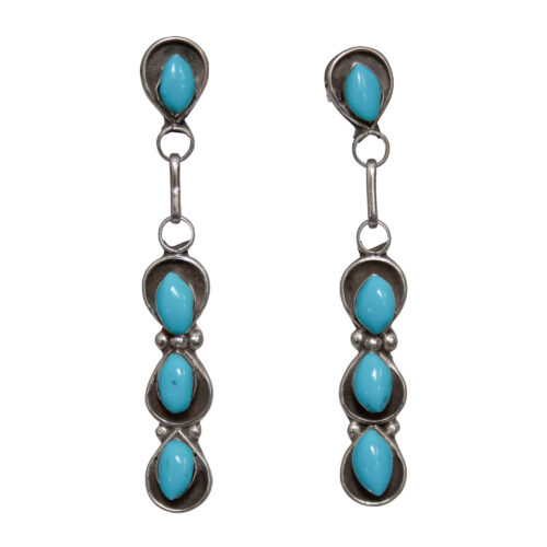 Four-Tier Turquoise Earrings