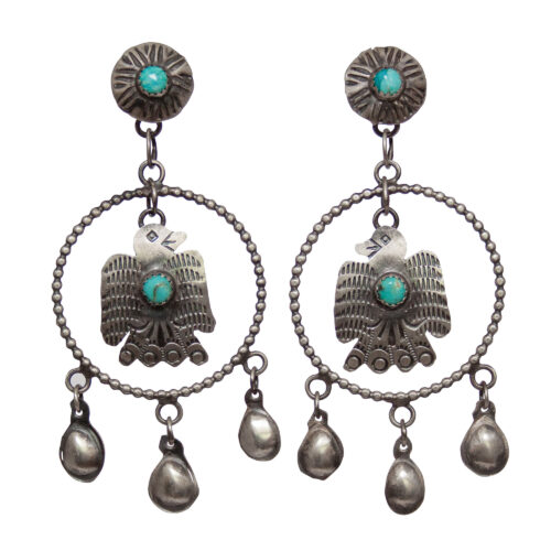 Gabrielle Yazzie Eagle Earrings