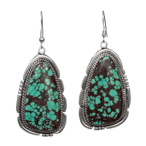 Kingman Turquoise Navajo Earrings