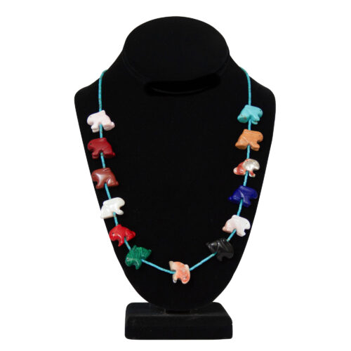 Multicolour Zuni Rabbit Necklace
