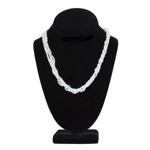 Multistrand White Zuni Necklace