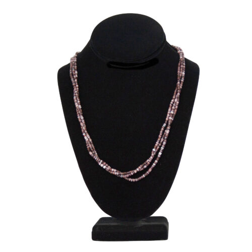 Purple Spondylus 3-Strand Necklace