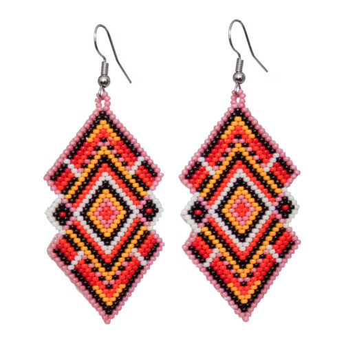 Small Zuni Beaded Earrings