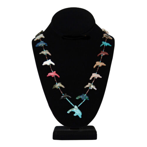 Zuni Dolphin Talisman Necklace