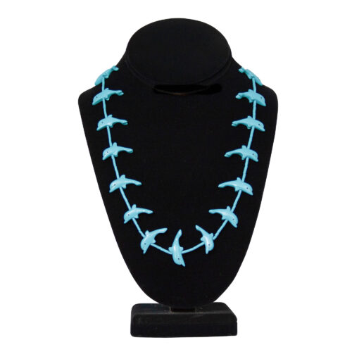 Zuni Dolphin Turquoise Necklace