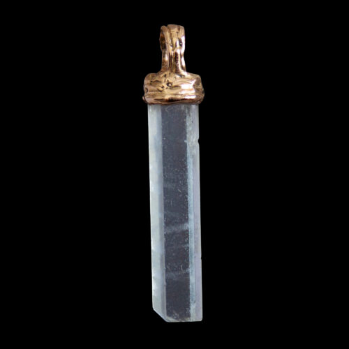 18K Gold Aquamarine Talisman