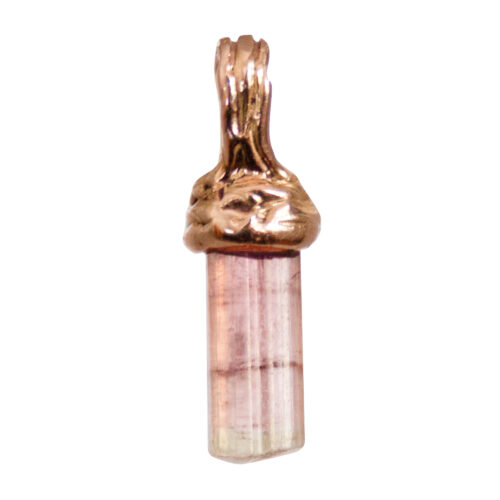 18K Gold Watermelon Tourmaline