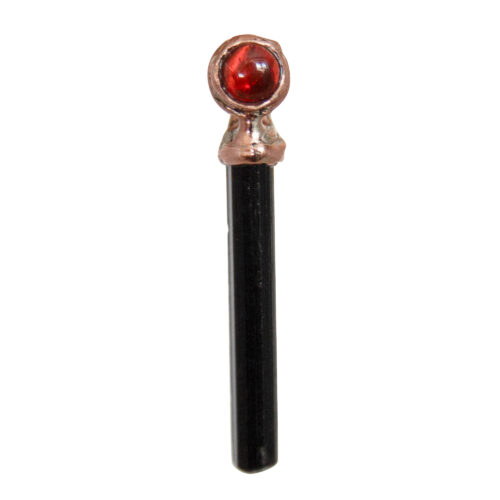9K Gold Garnet Tourmaline Pendant