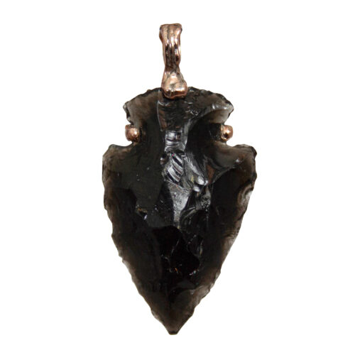 9K Gold Obsidian Pendant