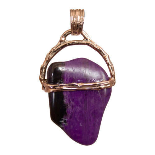 9K Gold Sugilite Talisman