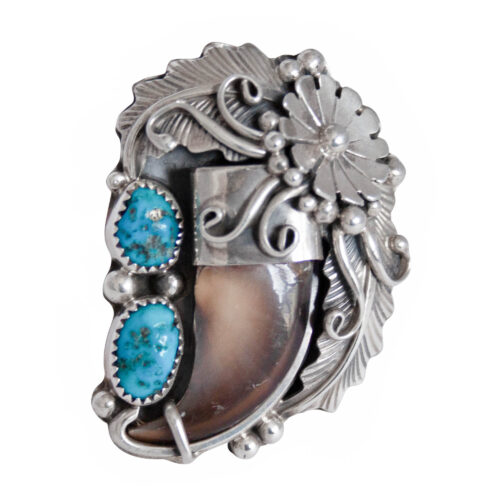 Bear Claw Turquoise Ring
