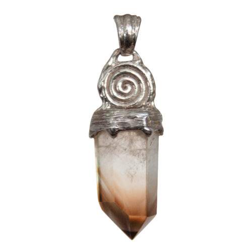 Brazilian Citrine Silver Spiral Setting