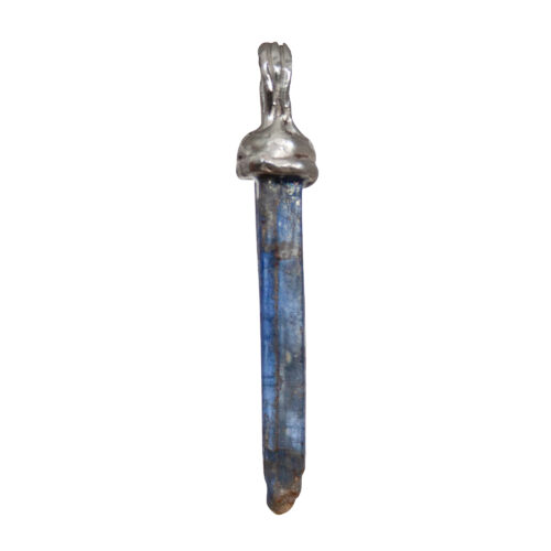 Kyanite Shard Silver Pendant