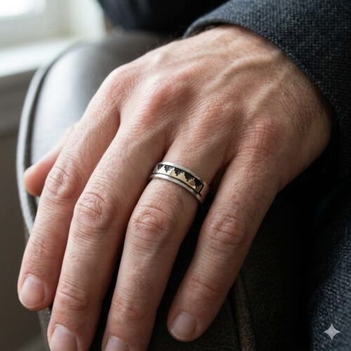 Paul Skeets Gold Silver Ring