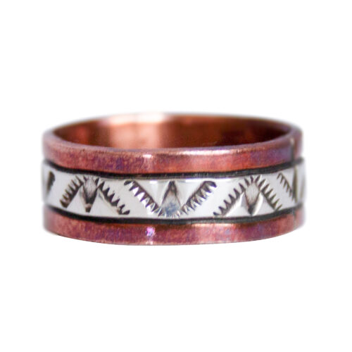 Silver Copper Ring - Eagles