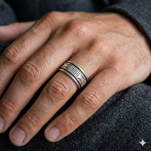 Traditional Navajo Silver Ring