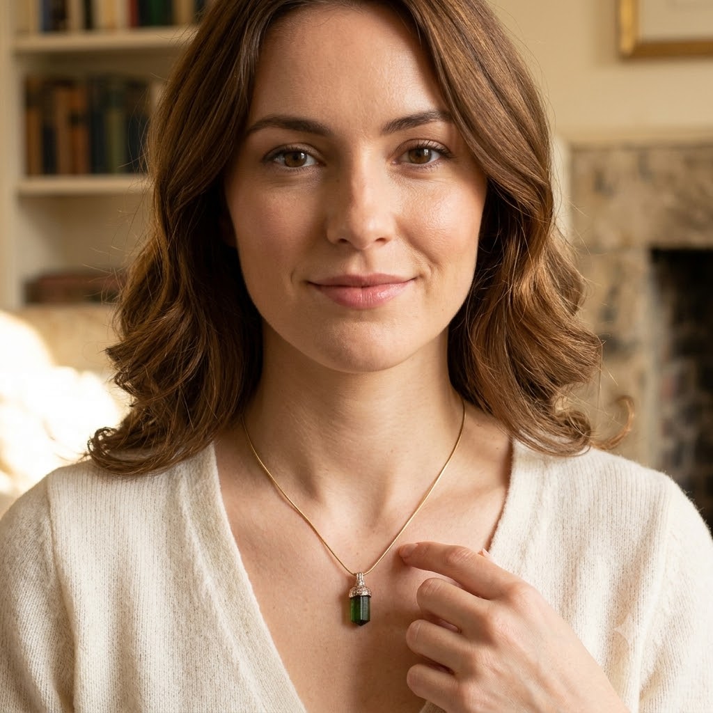 9K Gold Anahata Chakra Pendant