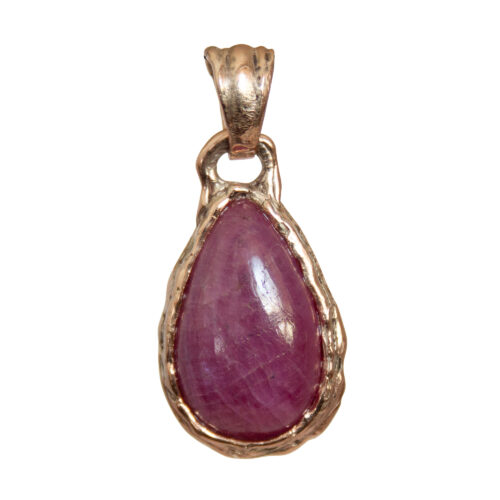9K Gold Ruby Pendant