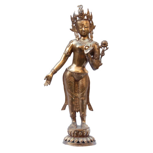 Giant White Tara Statue