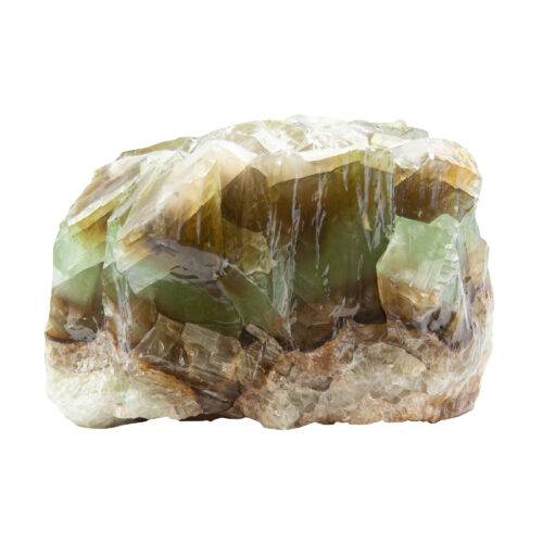 Large Green Calcite Specimen