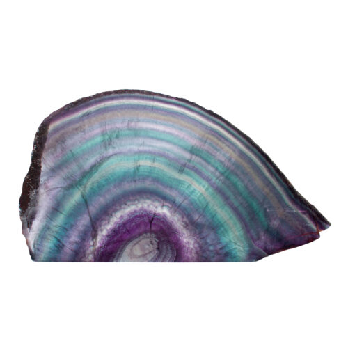 Rainbow Fluorite Slice - Large