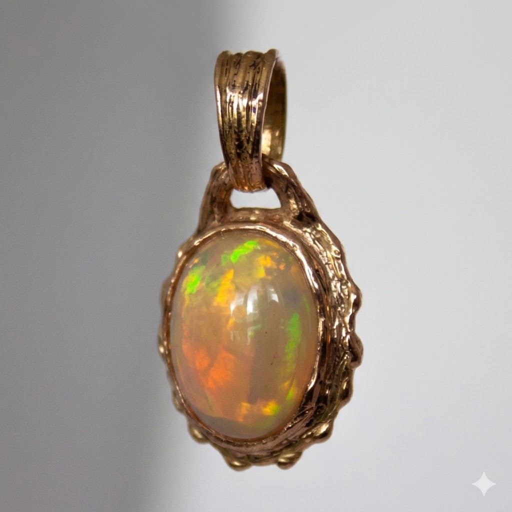 18K Gold Opal Talisman - Image 8