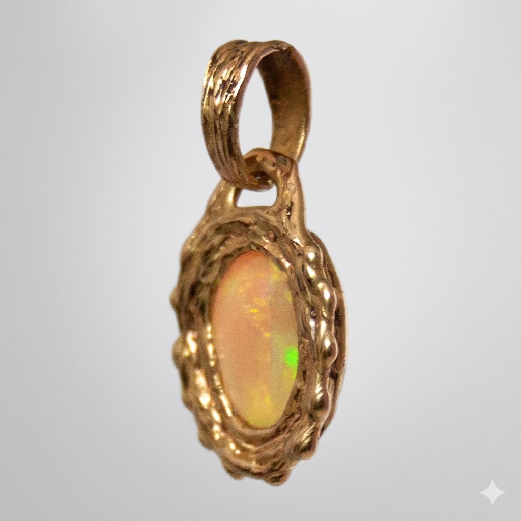 18K Gold Opal Talisman - Image 4