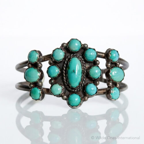 1940s Navajo Turquoise Bracelet
