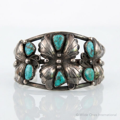 1960s Blue Gem Turquoise Bracelet