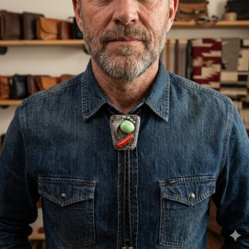 1960s Navajo Bolo Tie