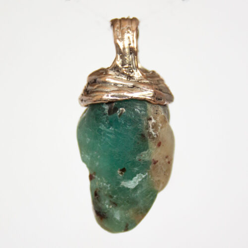 9K Gold Andean Opal Pendant