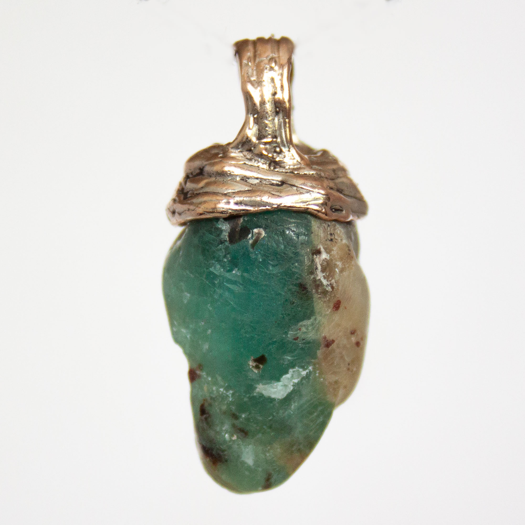 9K Gold Andean Opal Pendant