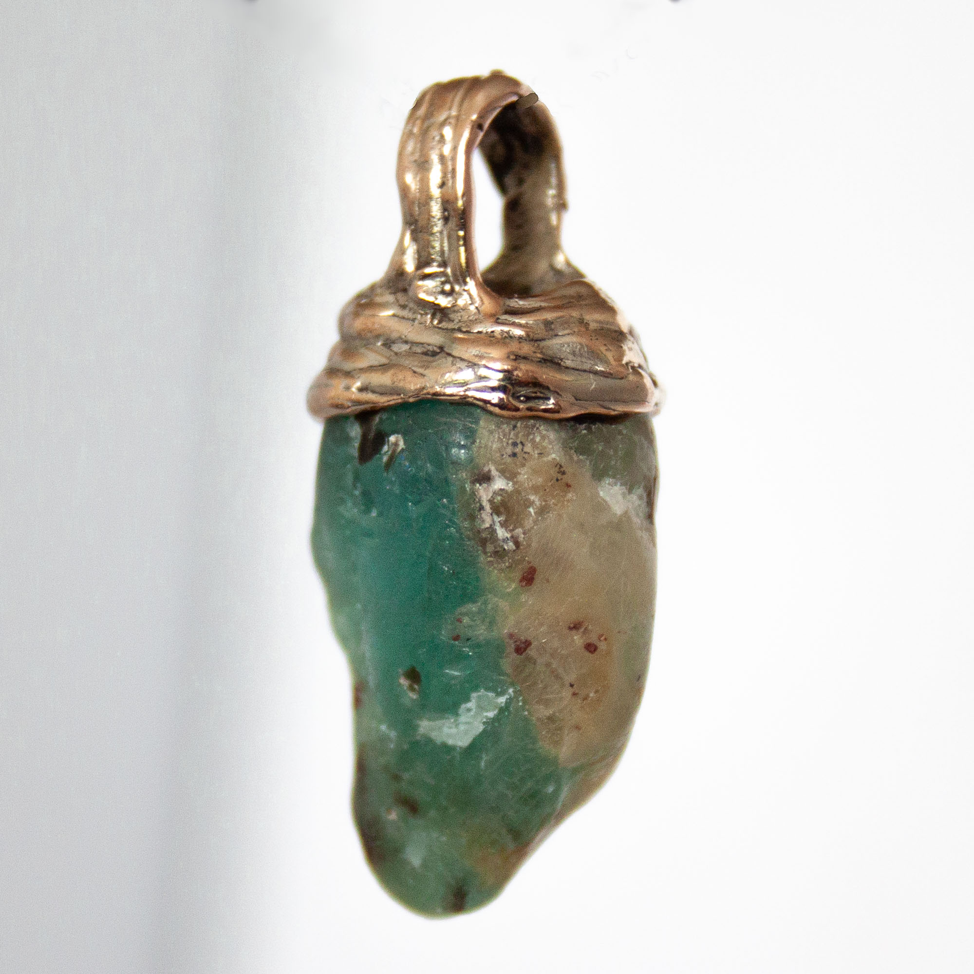 9K Gold Andean Opal Pendant - Image 2